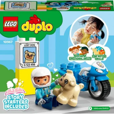 LEGO 10967 DUPLO Policajná motorka