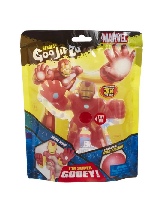 Heroes of Goo Jit Zu nyújtható figura Marvel hősök Vasember - Iron man