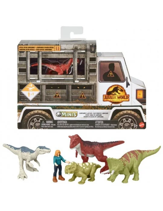 Mattel GWP72 Jurassic World Mini Figurky dinosaurov Carnotaurus Multipack 