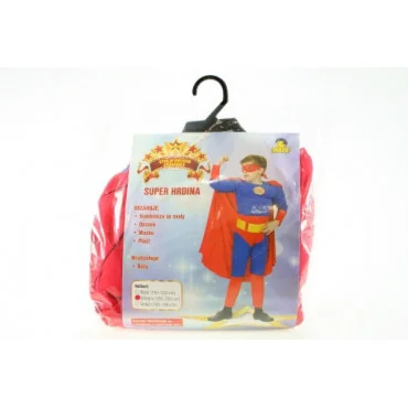 Made 55462 - Kostým Superman s vypchatými svalmi 120-130