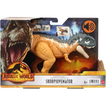 Mattel HDX17 Jurassic World Dinosaurí útok Skorpiovenator so zvukom