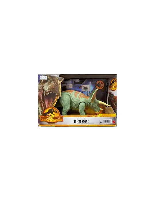 Mattel HDX17 Jurassic World Dinosaurí útok Triceratops so zvukom