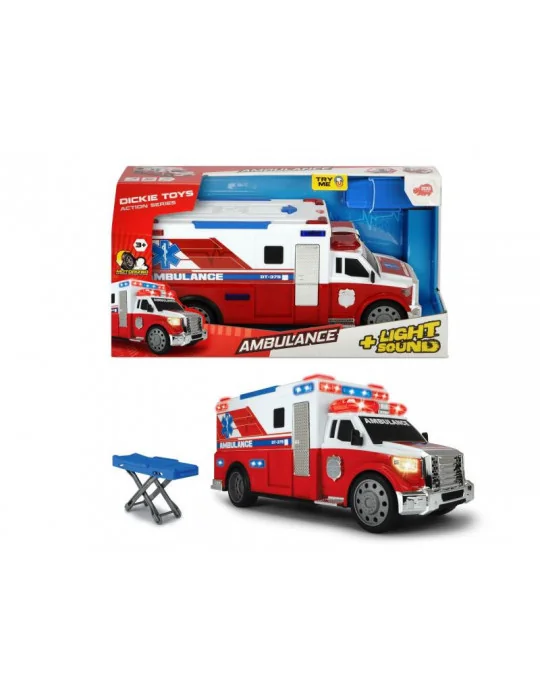 Dickie 203308381 Action Series Ambulancia 33 cm