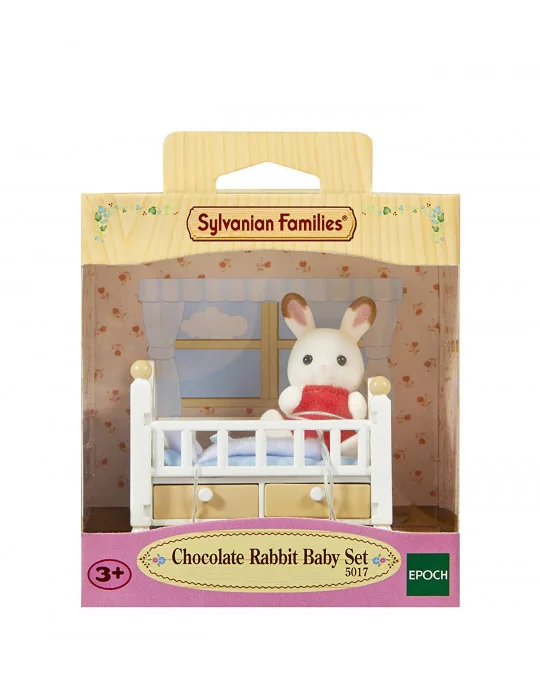 Sylvanian Families 5017 Nábytok Chocolate králik - Baby králik v postieľke