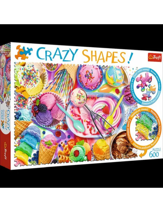 Trefl 11119 Puzzle Crazy Shapes 600 dielov Sladké sny