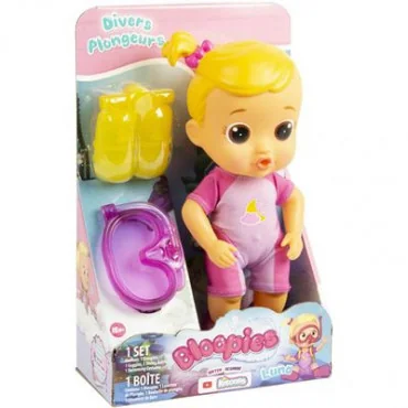 Bloopies kúpacia bábika Luna s plutvami