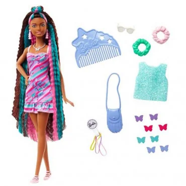 Mattel HCM91 Bábika Barbie® Fantastické vlasové kreácie s motýlikmi