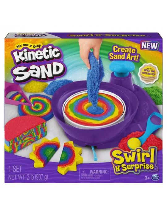 Spin Master 6063931 Kinetic Sand Dúhový kolotoč 