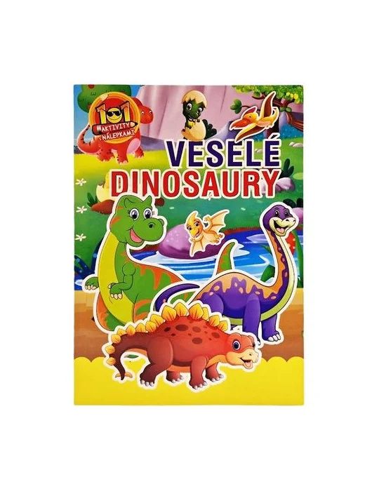 Foni book Pracovný zošit Veselé Dinosaury 101 aktivity s nálepkami