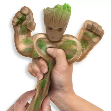 Heroes of Goo Jit Zu nyújtható figura Marvel hősök Groot