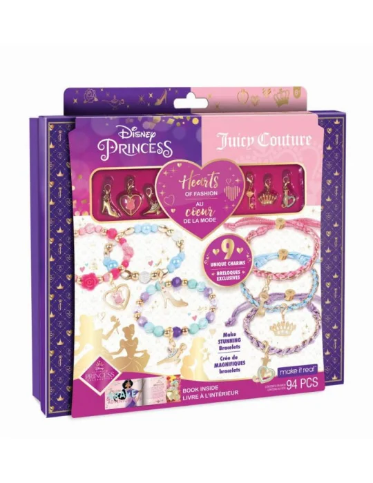 Make it Real Disney Princess X Juicy Couture Hearts of Fashion náramky
