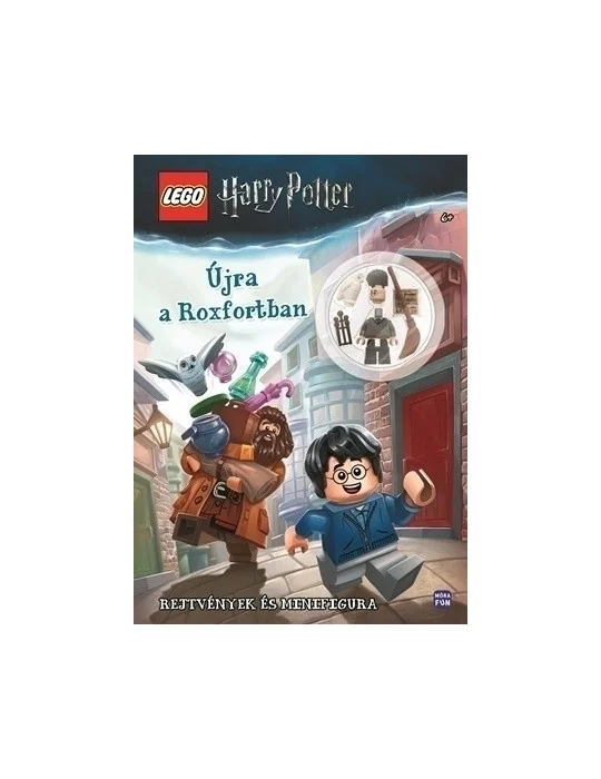 Móra Könyvkiadó - LEGO Harry Potter - Újra a Roxfortban - Rejtvények és Harry Potter minifigura