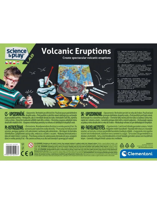 Clementoni 50197 SCIENCE - Zem a vulkány