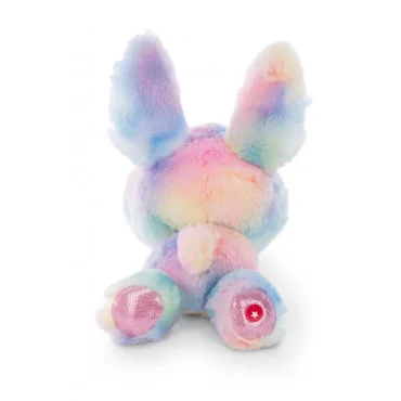 NICI 46922 Glubschis plyš Zajačik Rainbow Candy ležiaci, 15 cm