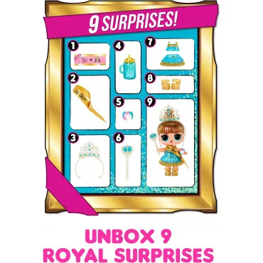 L.O.L. Surprise! Queens Kráľovská bábika s 9 prekvapeniami