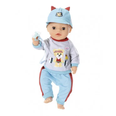Zapf creation 831878 Baby born Little Športovné oblečenie 36cm, modré