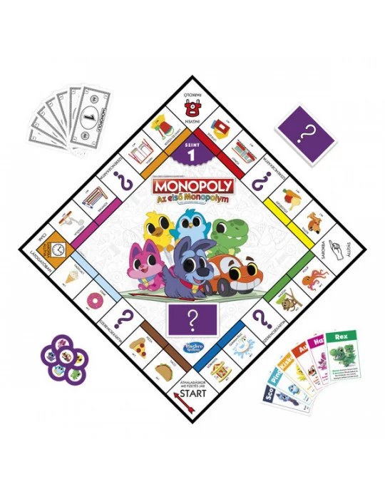 Hasbro F4436 Az első Monopoly társasjátékom
