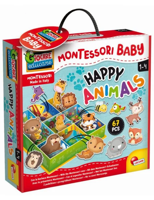 Lisciani 92772 Montessori Baby Box - Zvieratká