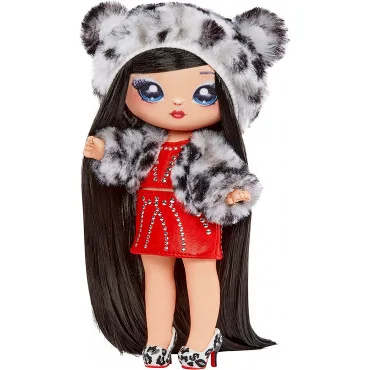 MGA 119364 Na! Na! Na! Surprise Zimná bábika - Leona White - Snow Leopard