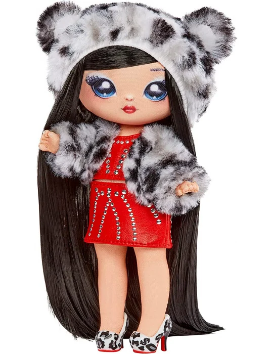 MGA 119364 Na! Na! Na! Surprise Zimná bábika - Leona White - Snow Leopard