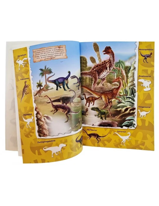 Foni book Dinoszauruszok világa matricákkal