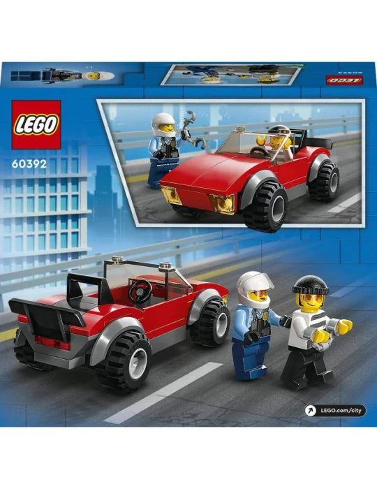 LEGO 60392 CITY Naháňačka auta s policajnou motorkou
