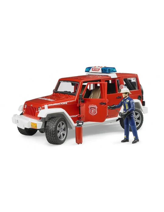Bruder 02528 požiarnické auto Jeep Wrangler s figúrkou