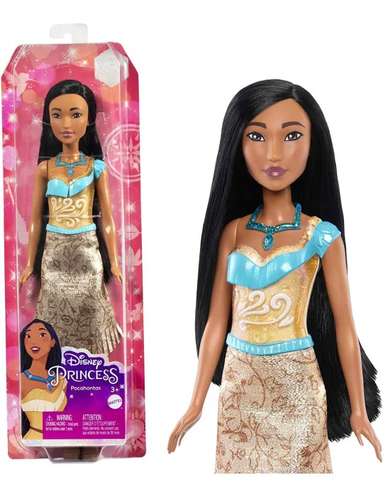 Mattel HLW02-HLW07 Disney Princess Bábika princezná Pocahontas