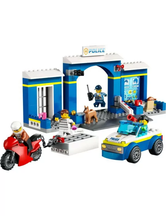 LEGO 60370 CITY Naháňačka na policajnej stanici