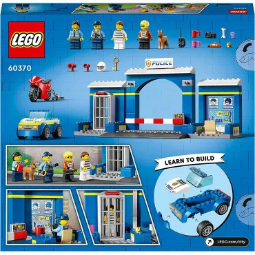 LEGO 60370 CITY Naháňačka na policajnej stanici