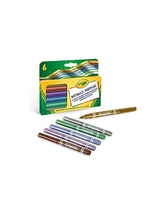 Crayola 58-8828 Metalické fixky 6 ks
