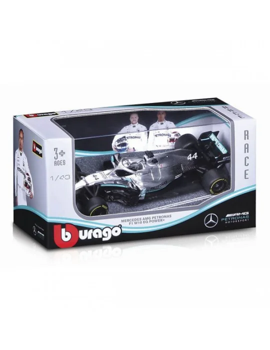 Bburago: 38036 Mercedes AMG Petronas Lewis Hamilton F1 Race Car 2019 1:43