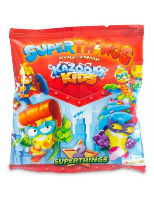 SuperThings: Kazoom Kids meglepetés figuraszett - 2 db-os, többféle