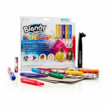 Detský set Chameleon Kidz Blendy pens - Blend & Spray 10ks tónovacích fixiek
