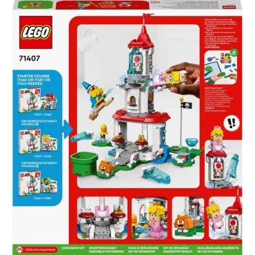 LEGO 71407 Super Mario Mačka Peach a ľadová veža – rozširujúci set