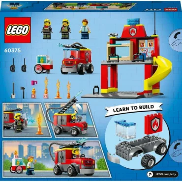 LEGO 60375 CITY Hasičská stanica a auto hasičov