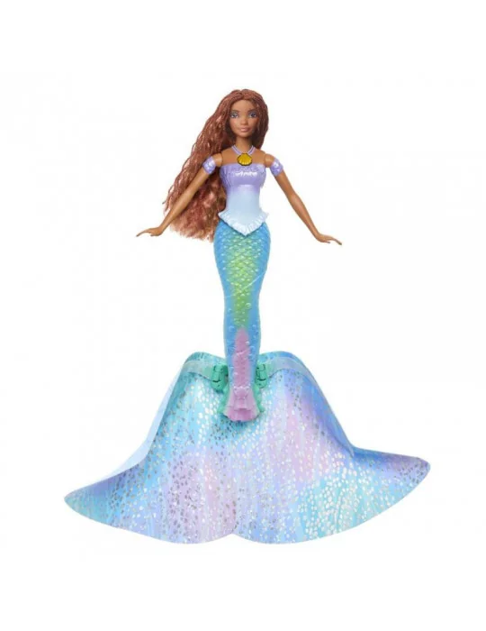 Mattel HLX13 The Little Mermaid Bábika Ariel Malá Morská Víla s kúzelnou premenou 