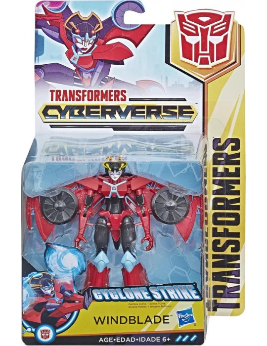Hasbro E1884-E1905 Transformers Cyberverse figúrka 5-7 krokov transformácie Windblade