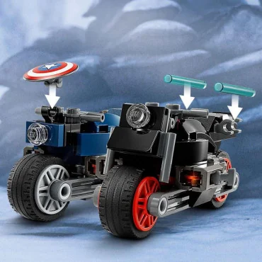 LEGO 76260 MARVEL Black Widow a Captain America na motorkách