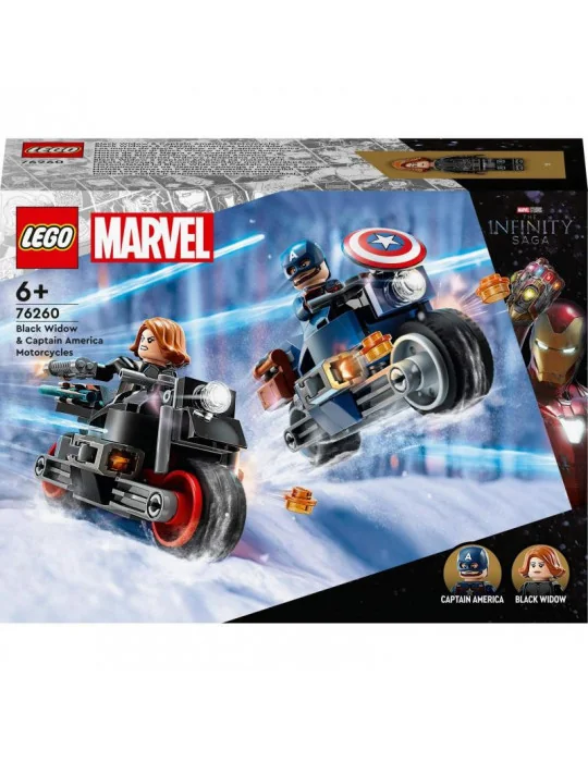 LEGO 76260 MARVEL Black Widow a Captain America na motorkách