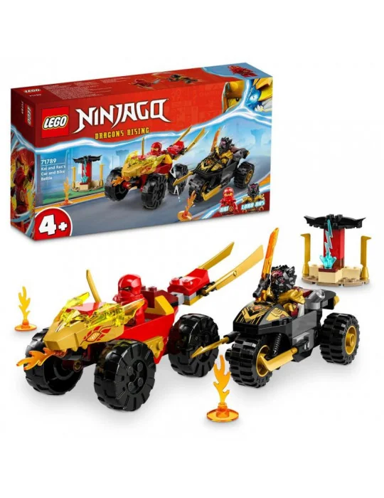 LEGO 71789 NINJAGO Kai a Ras v súboji auta s motorkou