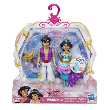 Mattel E3051 Disney Princess Mini princezná Jasmin a princ Aladin
