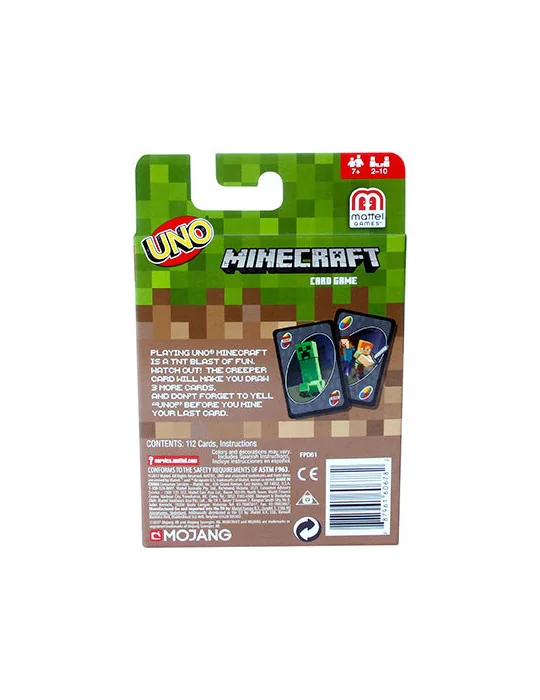 Mattel FPD61 UNO Minecraft kartová hra