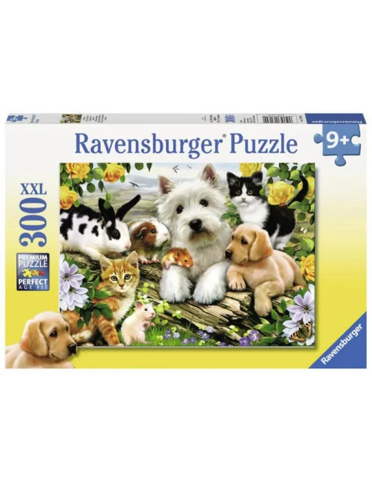 Ravensburger 13160 Puzzle 300 XXL dielov Veselé priateľstvo zvierat 