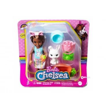 Mattel HGT10 Barbie bábika Chelsea so zajačikom