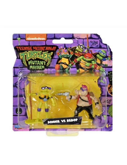 Teenage Mutant Ninja Turtles - Minifigúrky korytnačky NINGA - Donnie vs Bebop