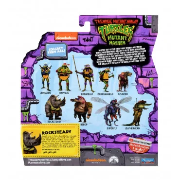 Teenage Mutant Ninja Turtles - Základná akčná figúrka 11 cm - Rocksteady
