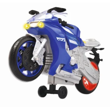 Dickie 203764015 City Motocykel Yamaha R1 Wheelie Raiders 26 cm