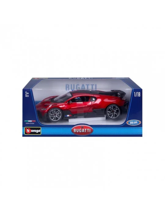 Bburago 1:18 TOP Bugatti Divo Red