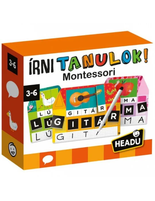 Headu: Írni tanulok! Montessori - magyar nyelvű